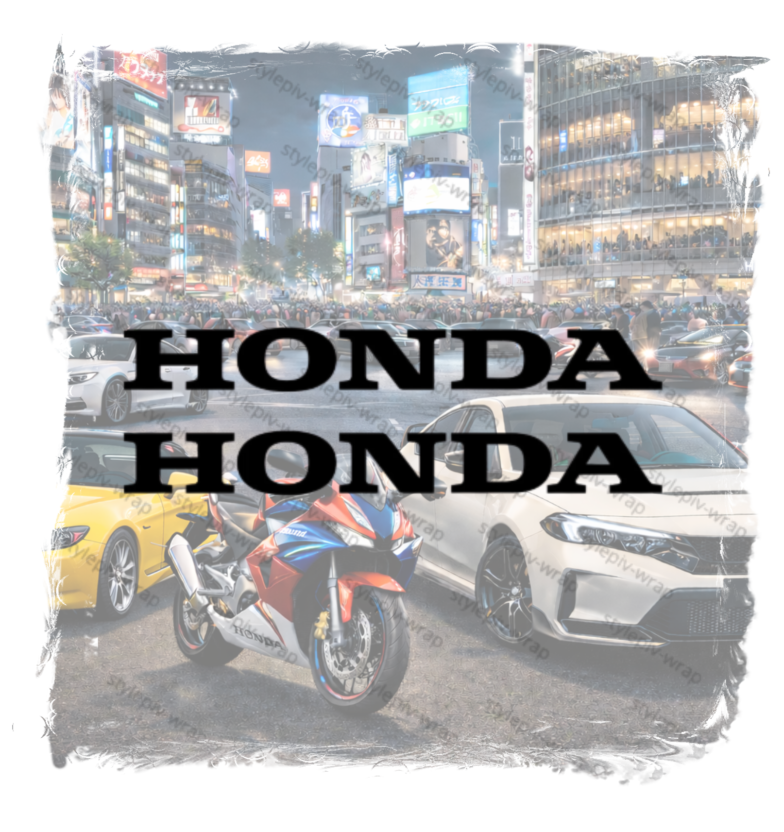 Autocollants Honda – Pack 2 Décalcomanies Vinyle Haute Qualité (Carénage & Casque)