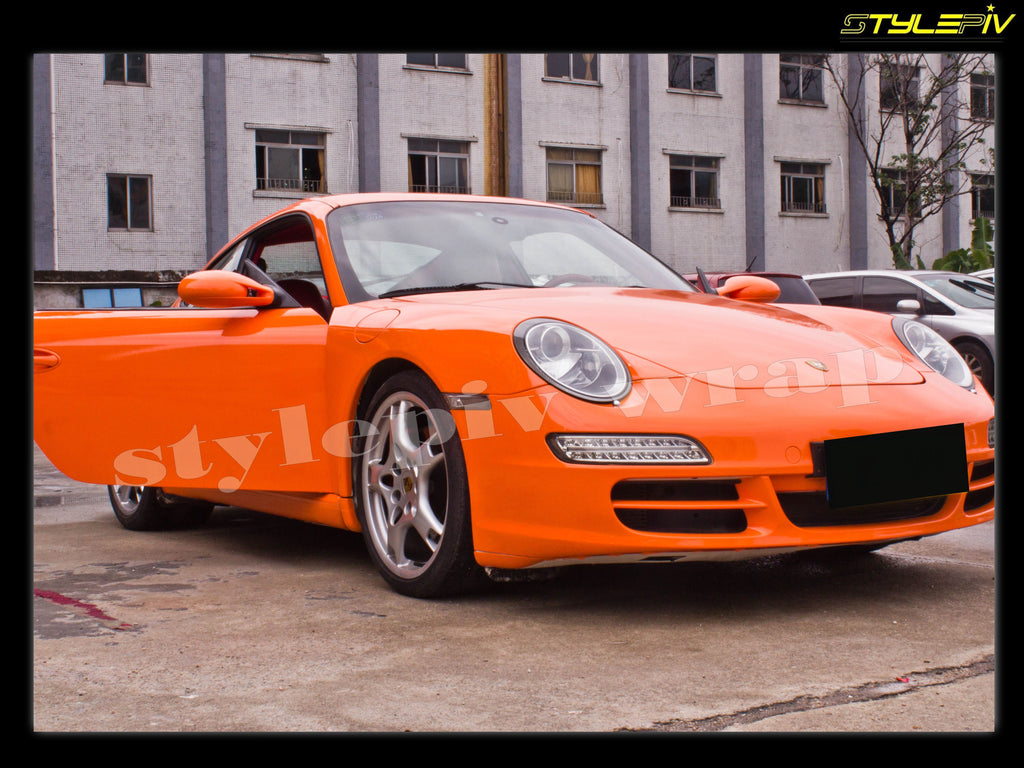 film covering orange brillant