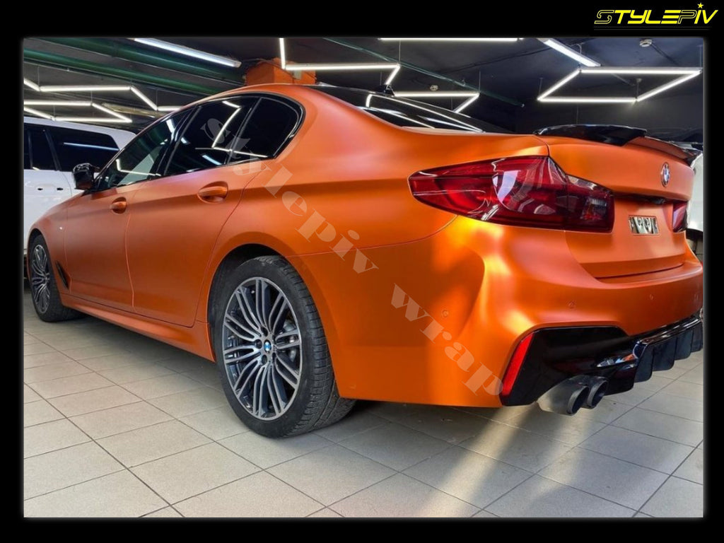 Film covering orange mat chrome