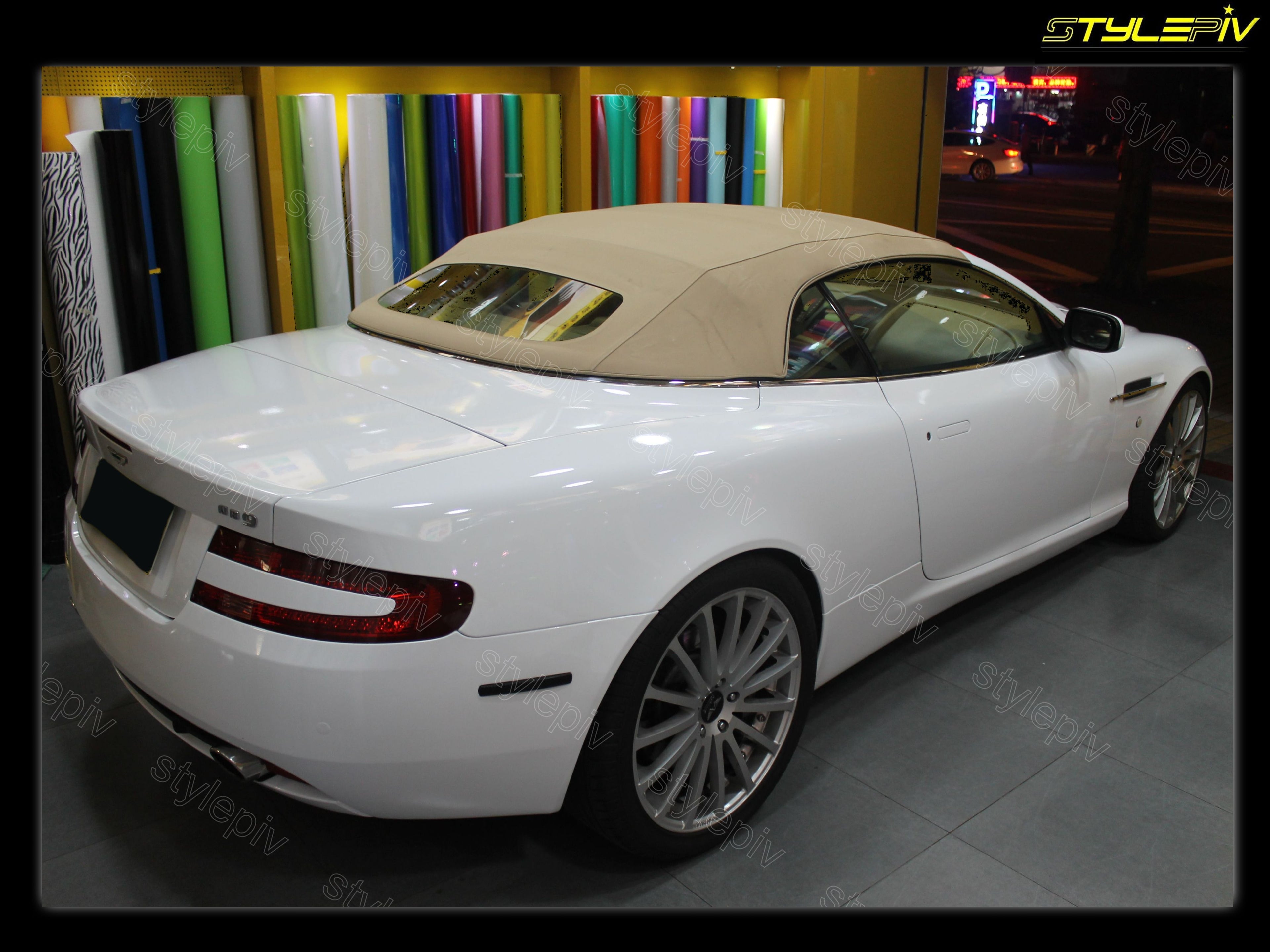 Film covering blanc brillant