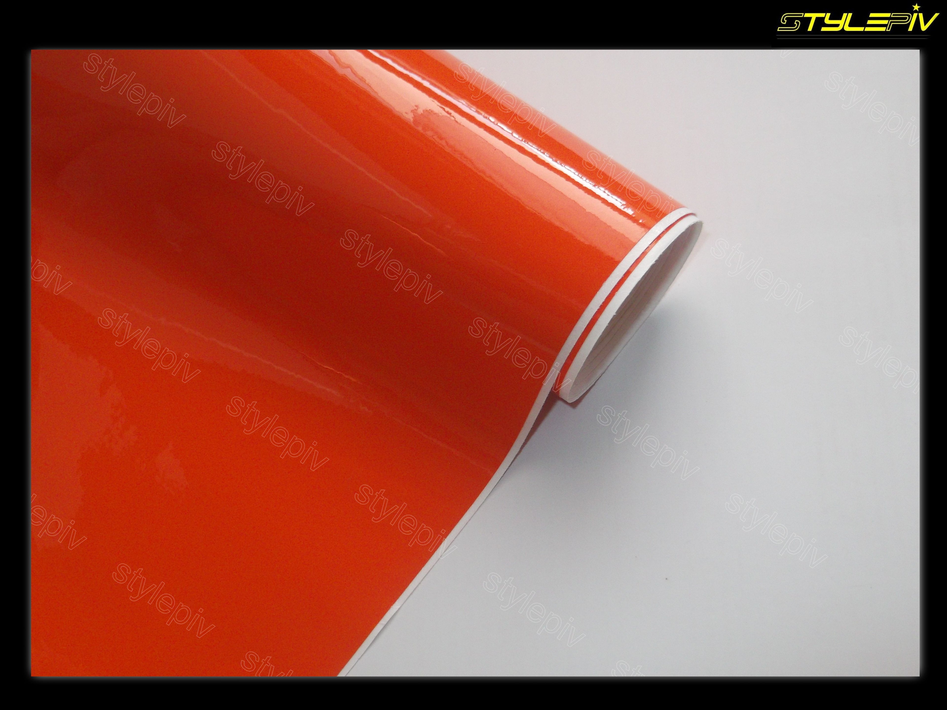 film covering orange brillant
