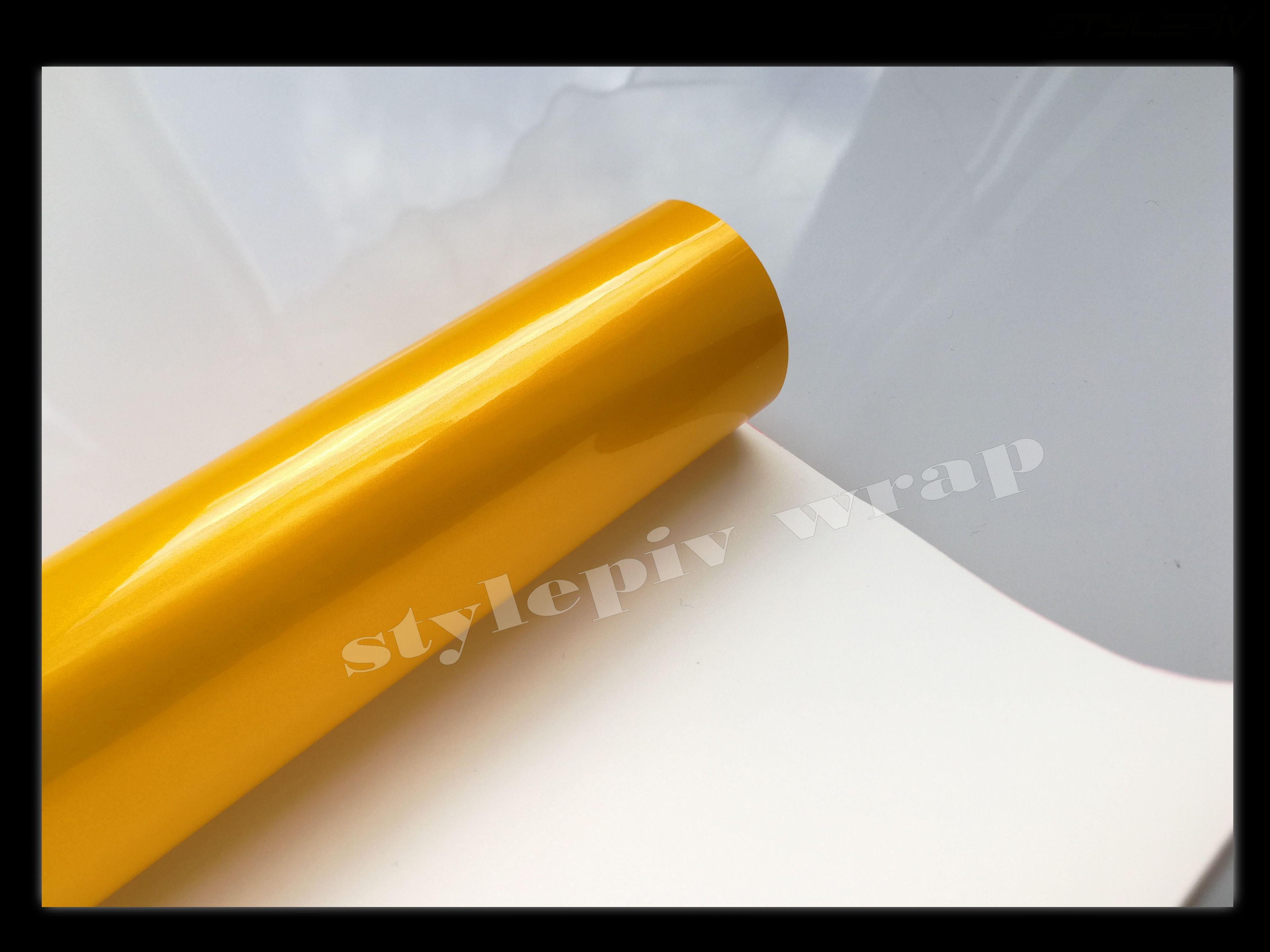 Film covering jaune brillant pearl