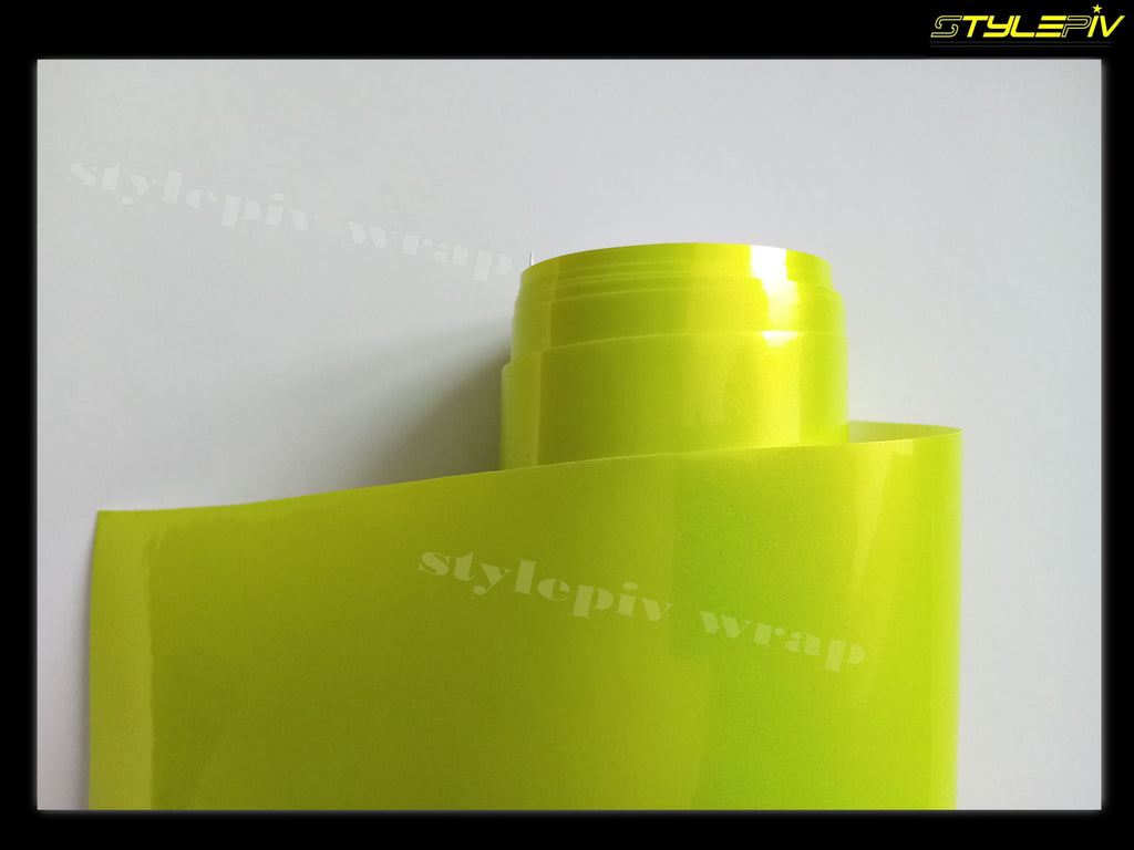 Film covering vert acide brillant pearl