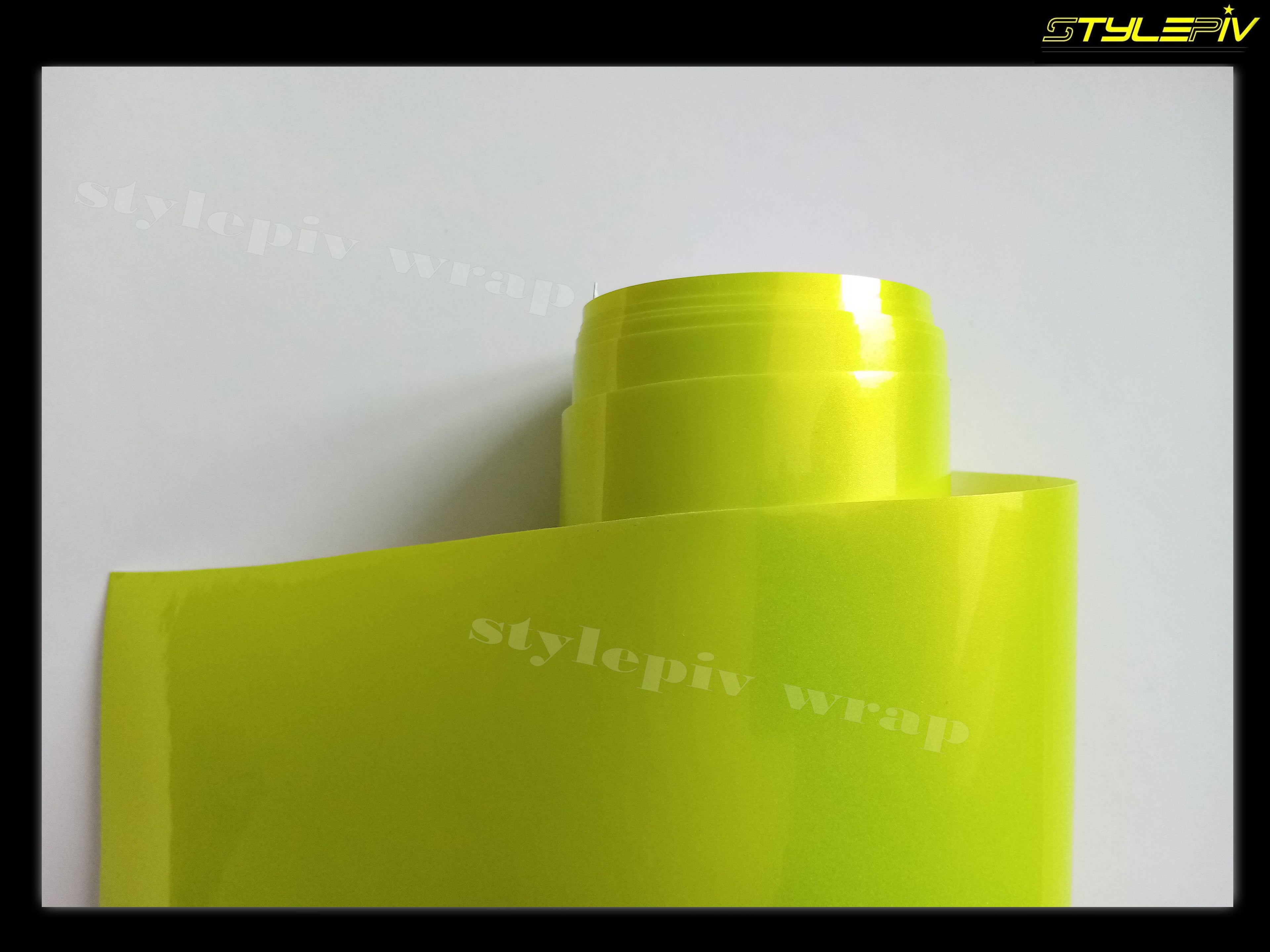 Film covering vert acide brillant pearl