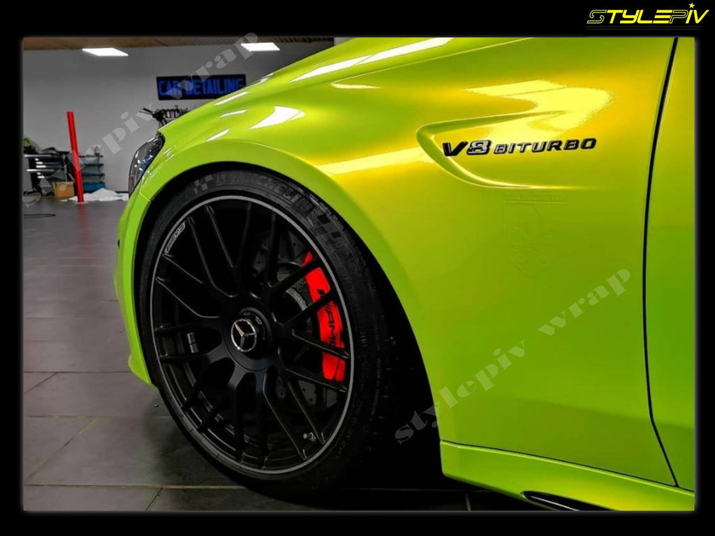 Film covering vert acide brillant pearl