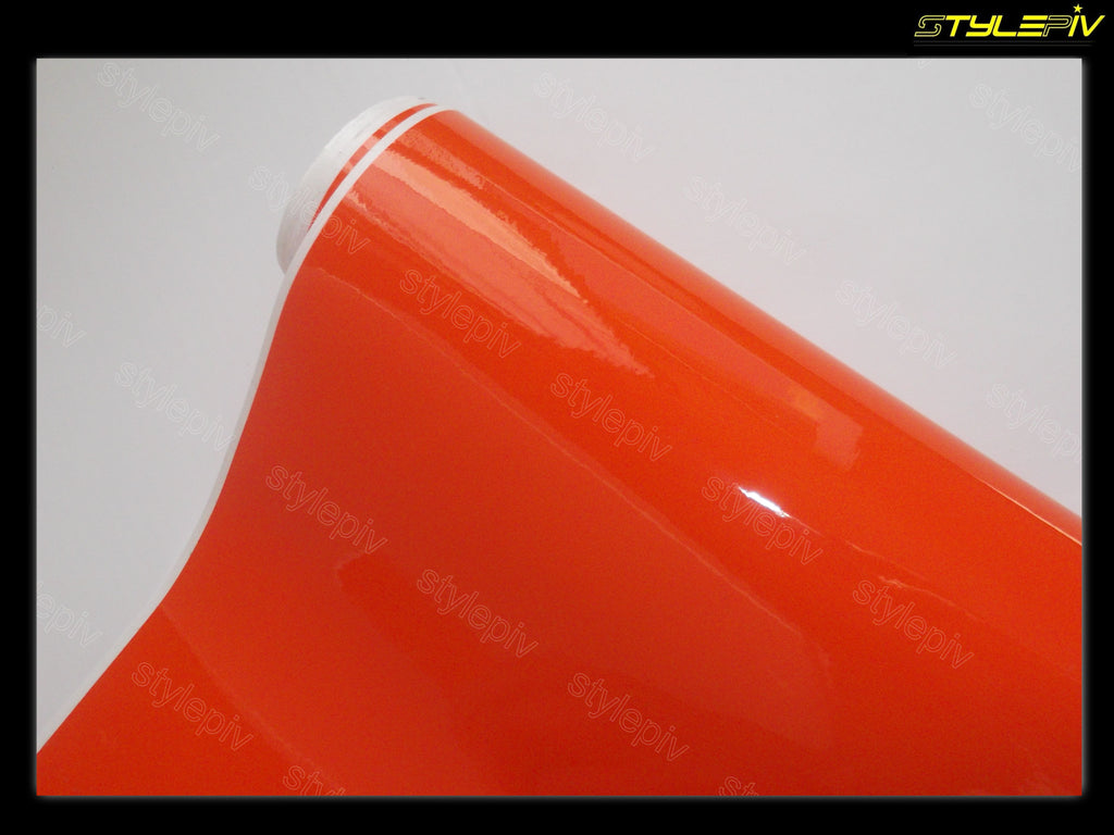 film covering orange brillant