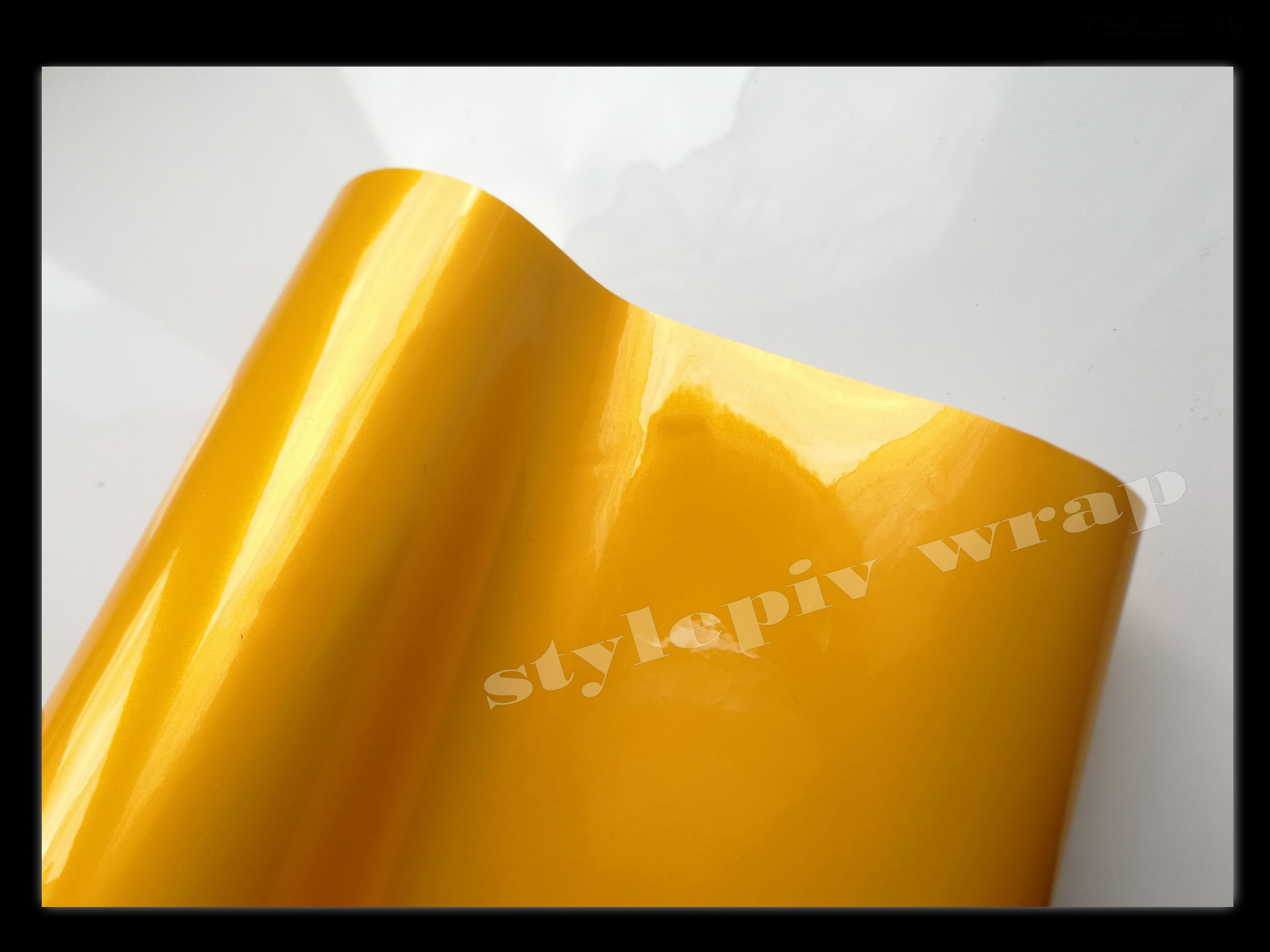 Film covering jaune brillant pearl