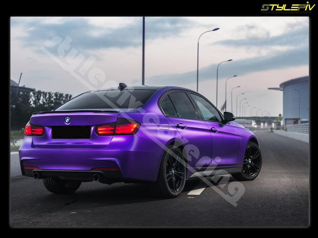 Film covering violet mat chrome