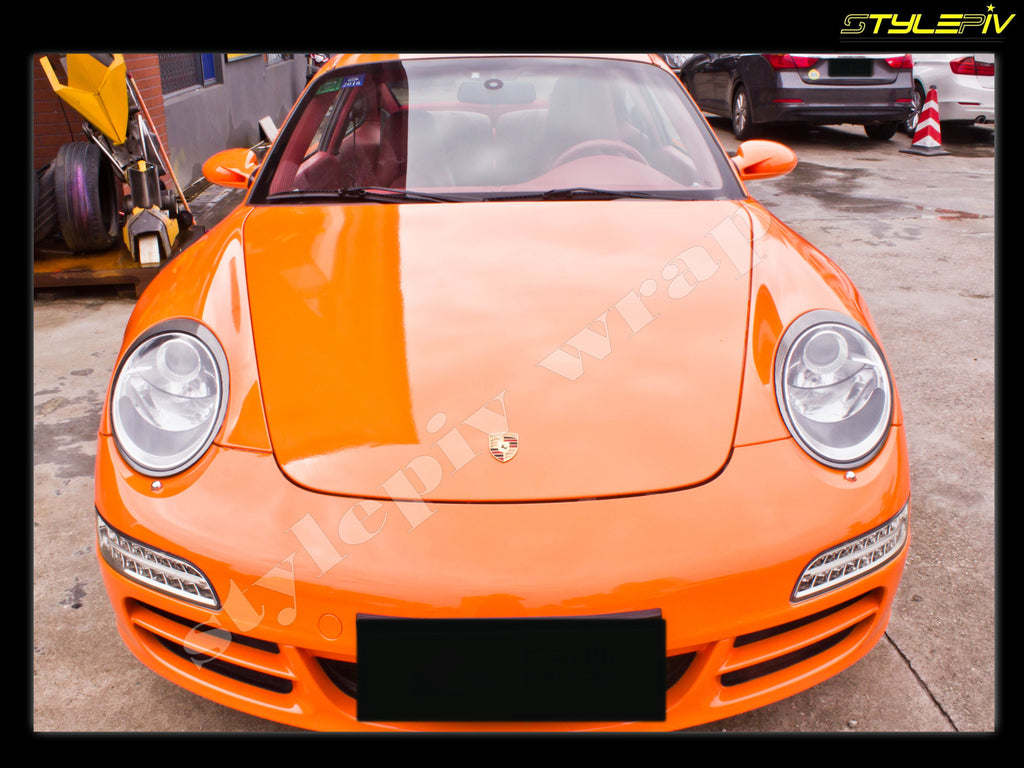 film covering orange brillant