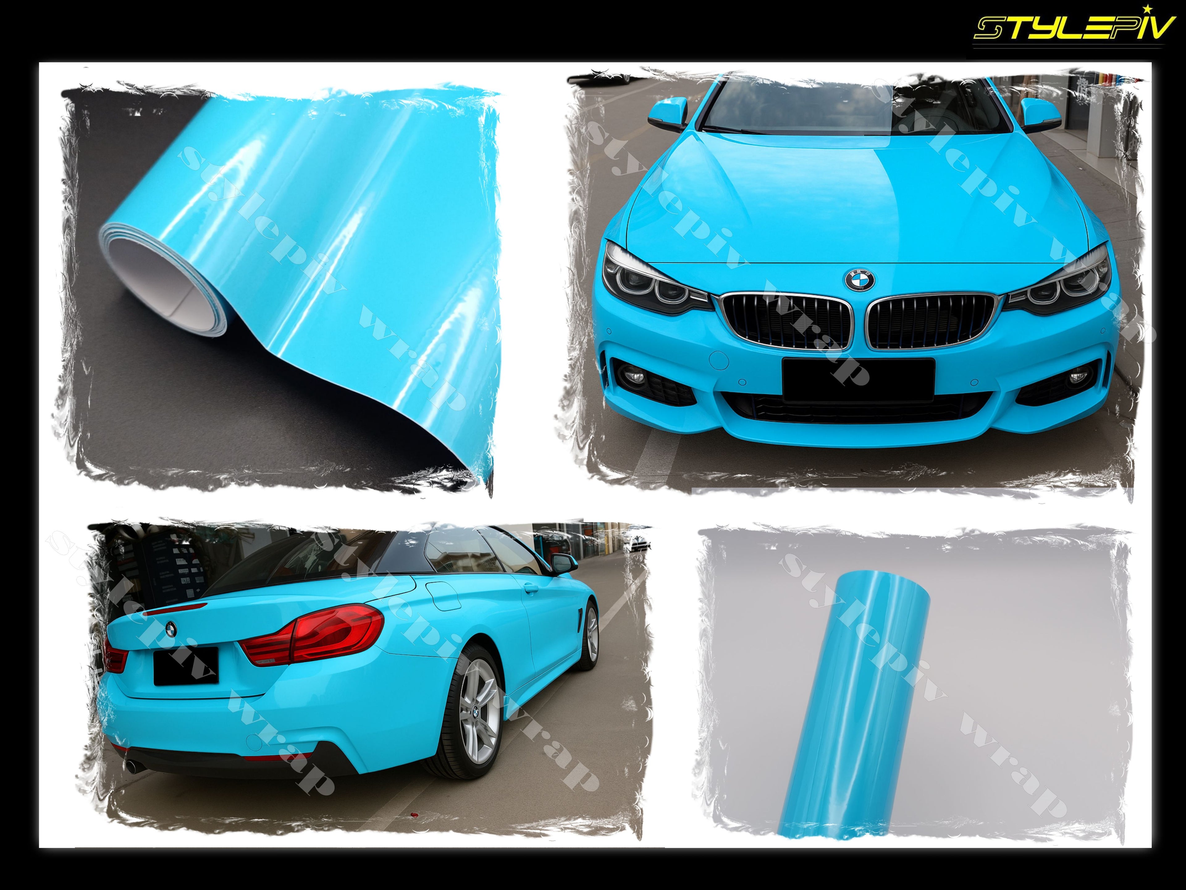 film covering bleu claire"sky blue"