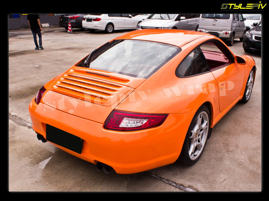 film covering orange brillant