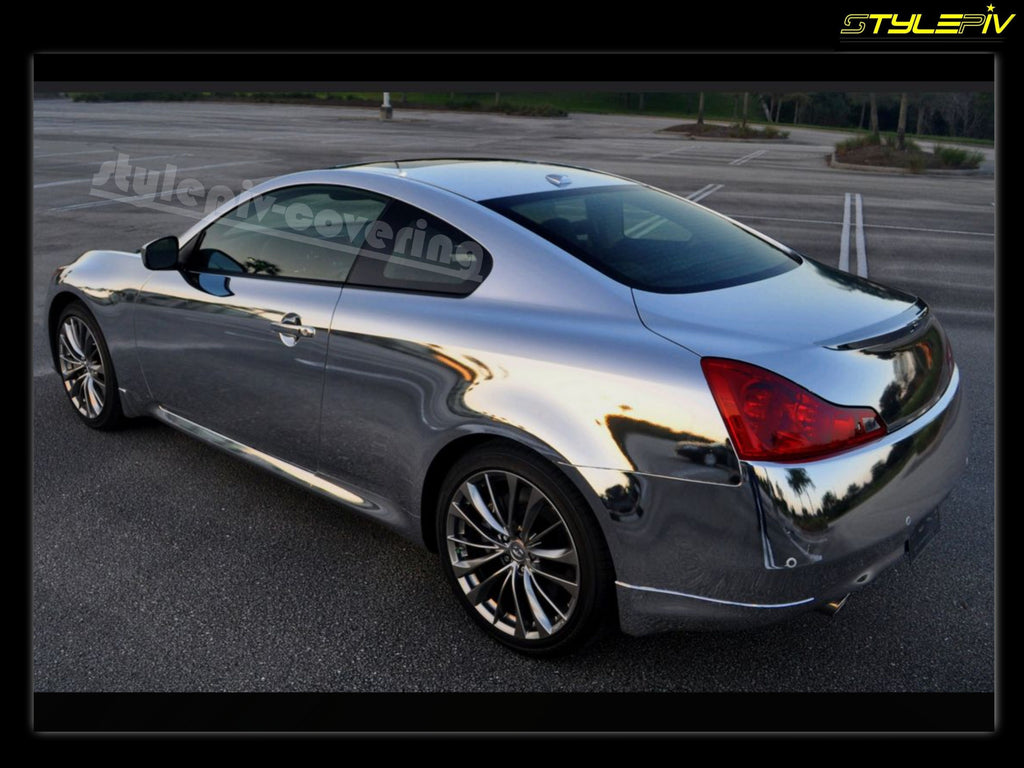 Film covering chrome argent