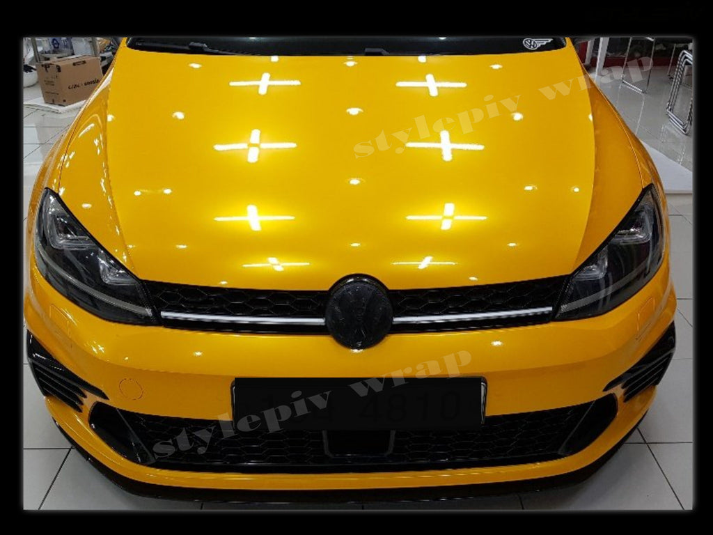 Film covering jaune brillant pearl