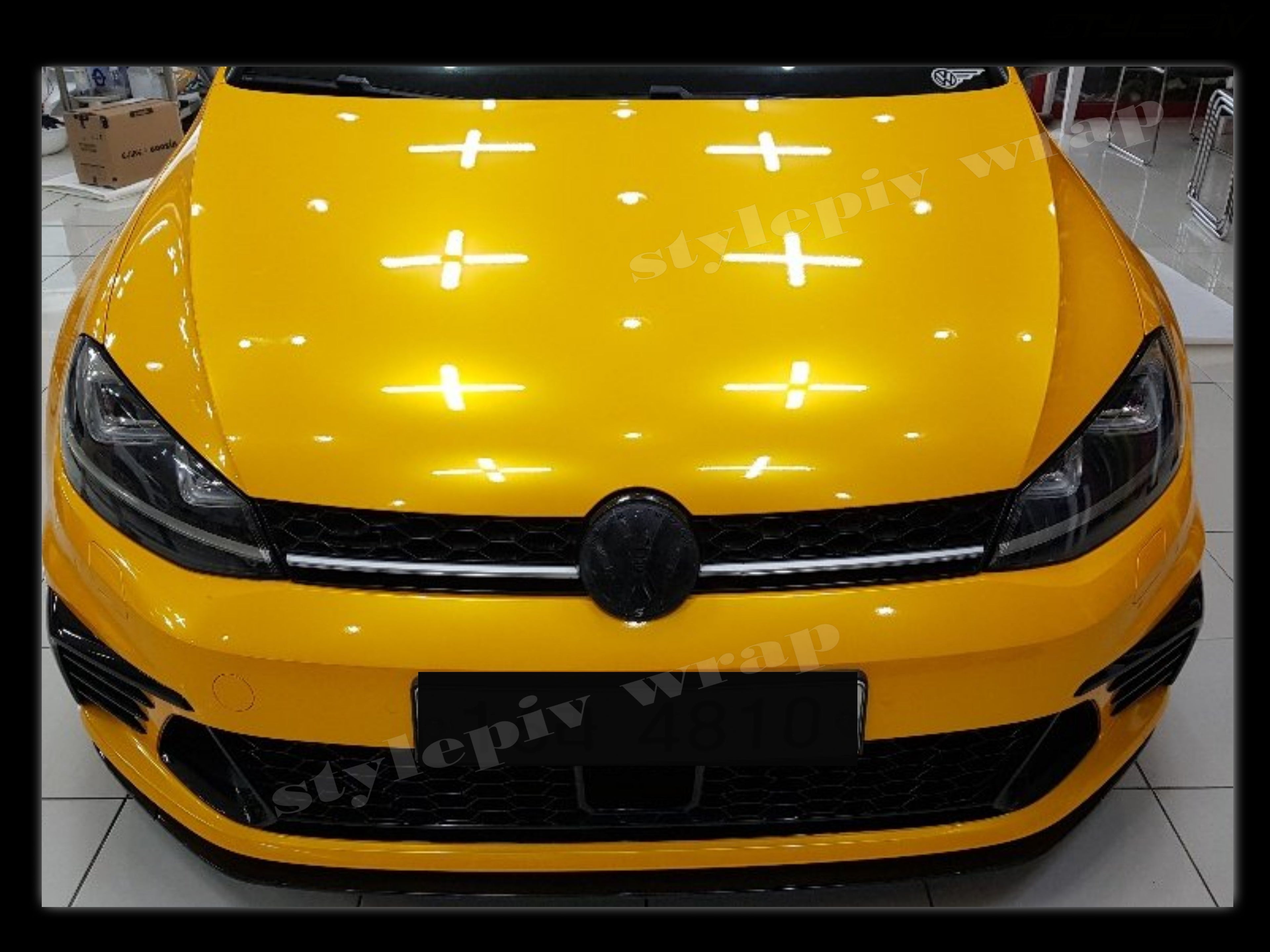 Film covering jaune brillant pearl
