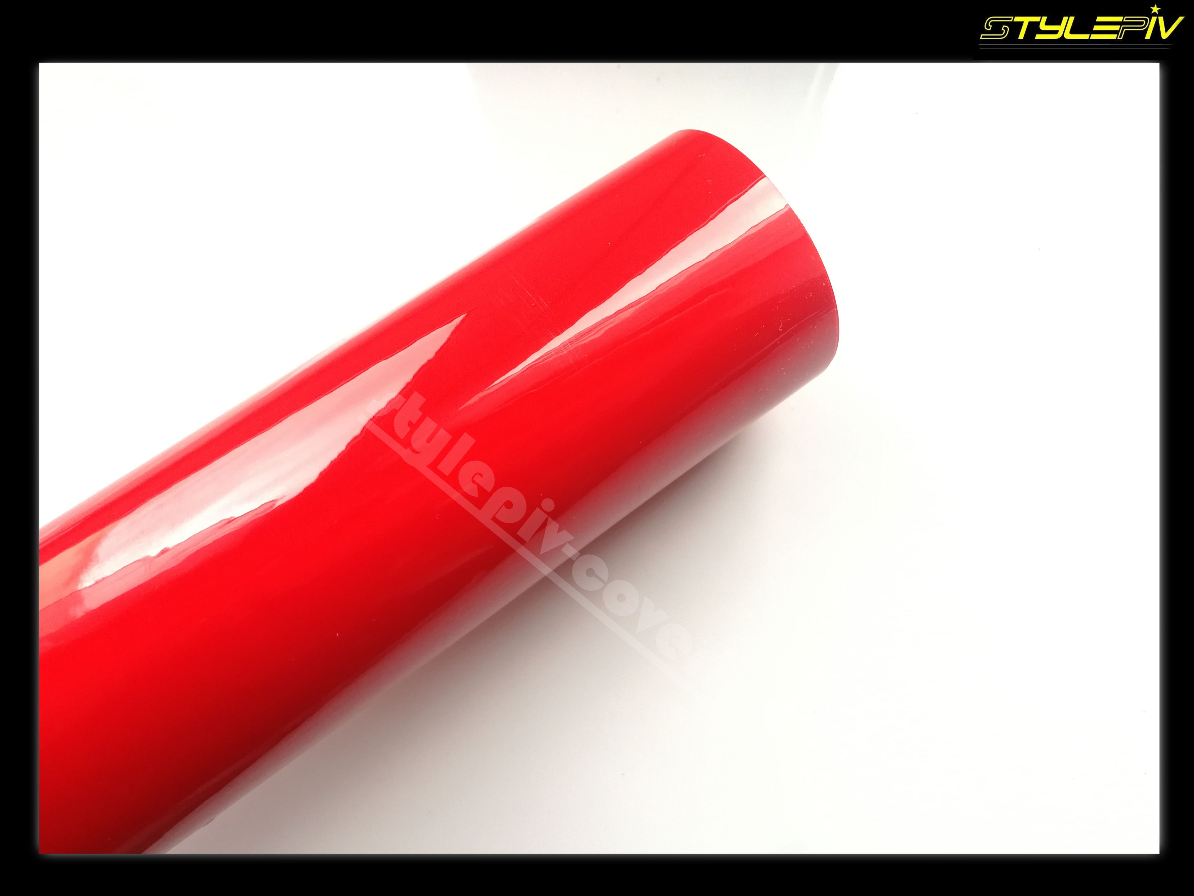 film covering rouge brillant