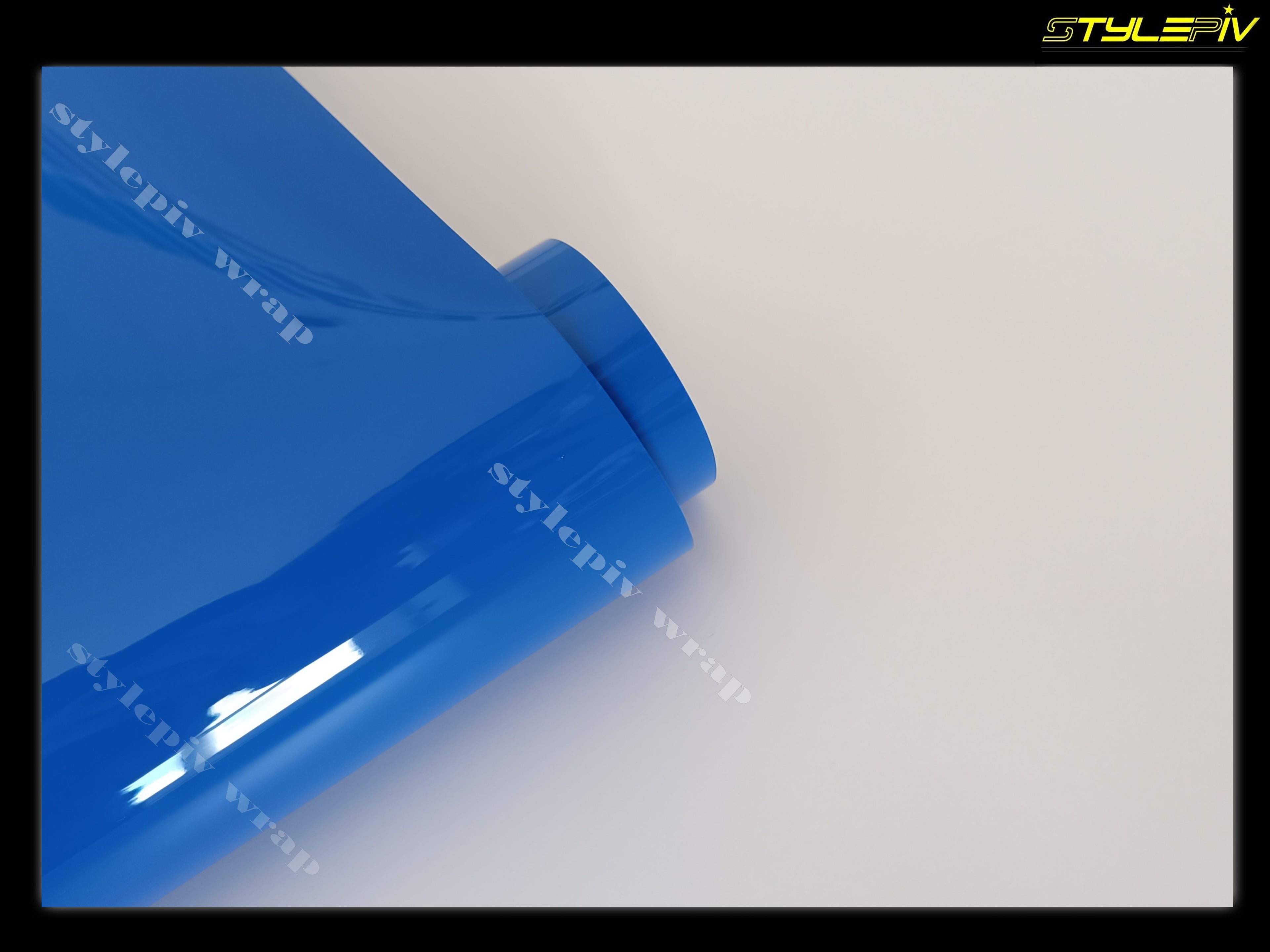 film covering bleu brillant "saphire blue"