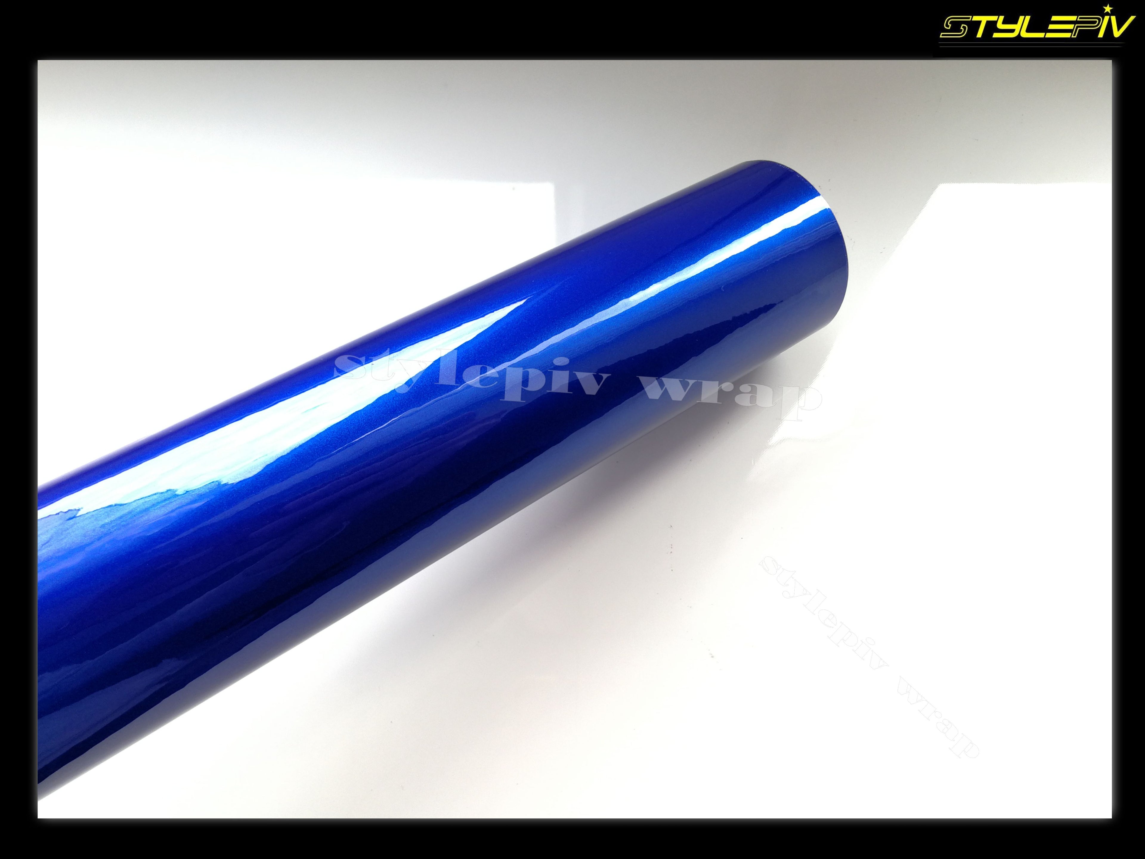 Film covering bleu brillant métallisé