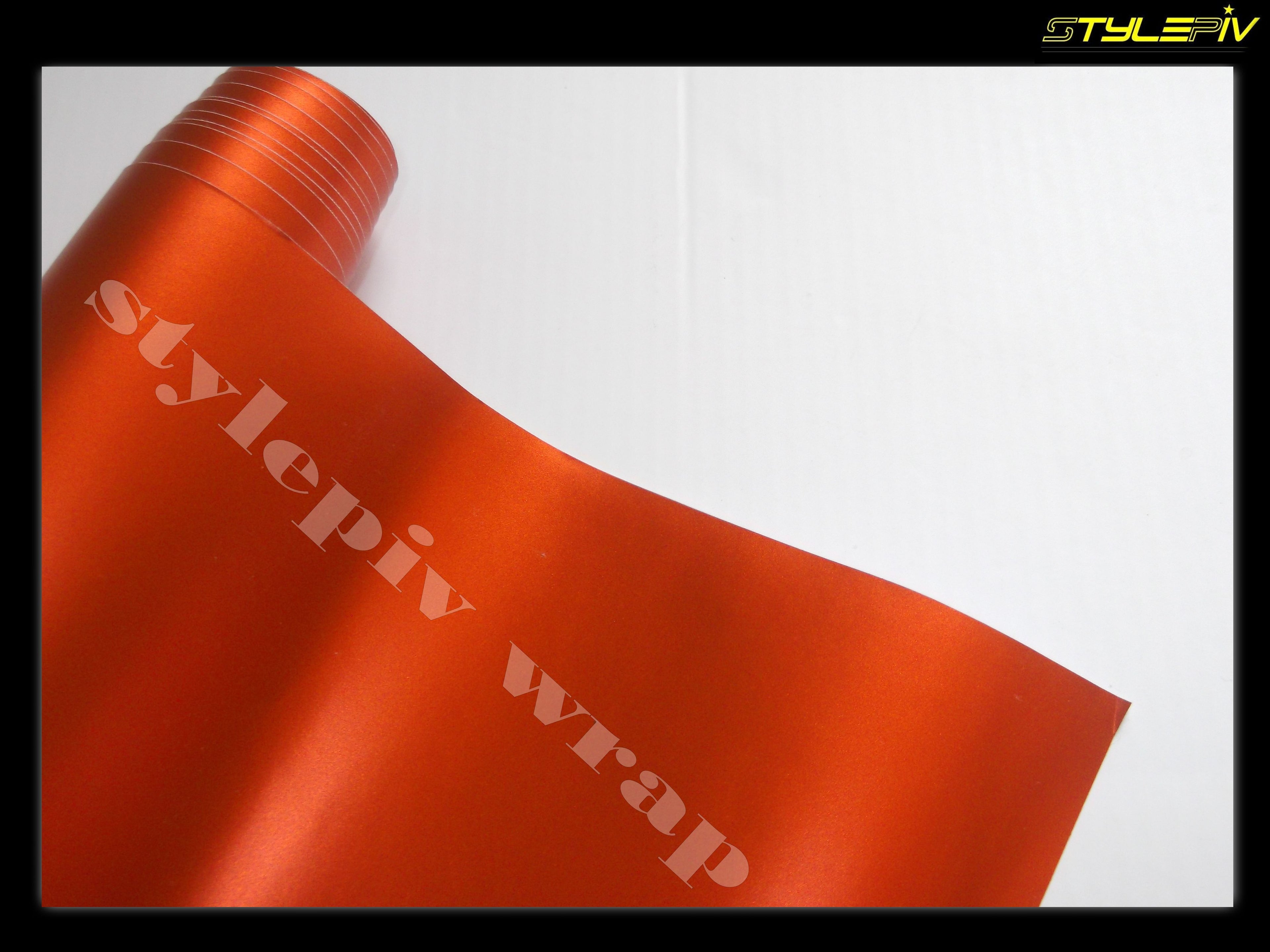 Film covering orange mat chrome