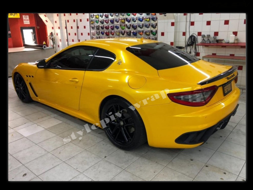 Film covering jaune brillant pearl