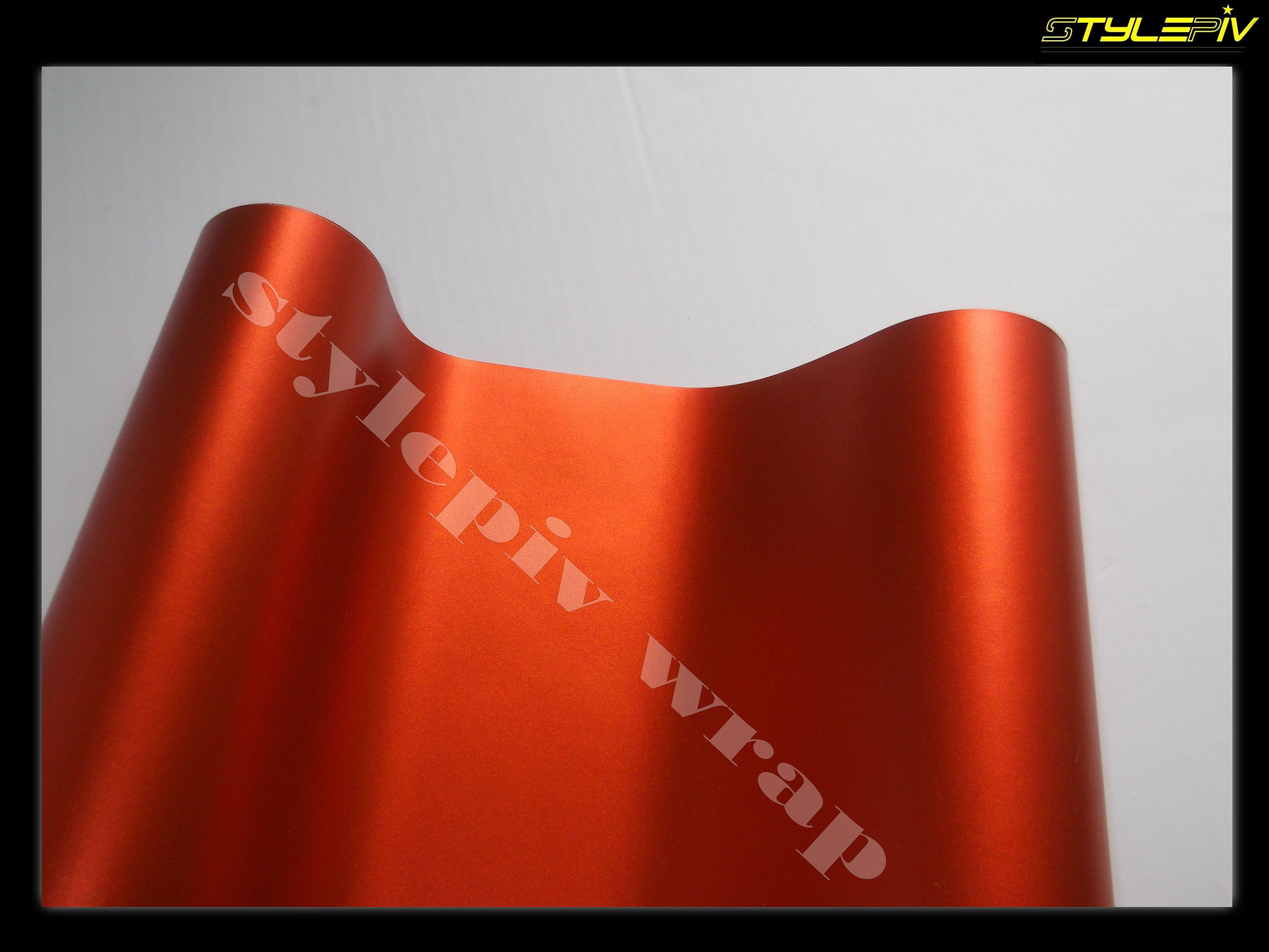 Film covering orange mat chrome