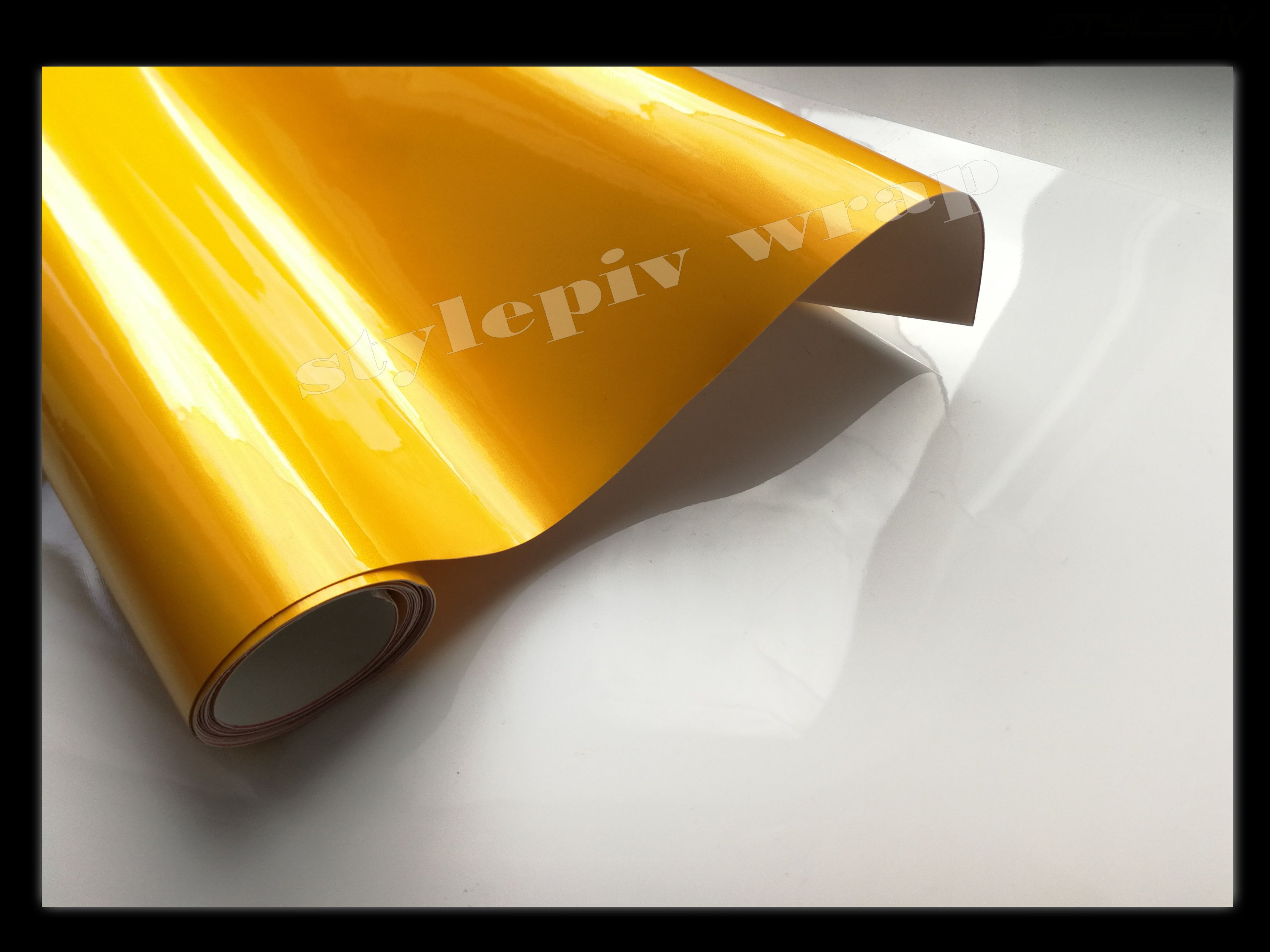Film covering jaune brillant pearl