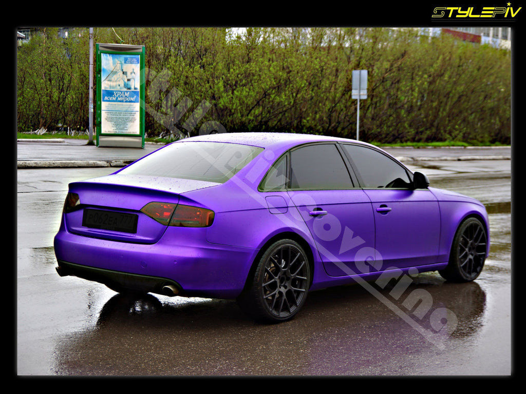 Film covering violet mat chrome